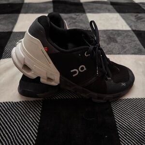 Black and White ON Running Shoes